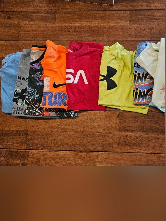 Other - Mixed Boys' Graphic 8 Pack T-shirts - Bright Multi Color Pack Size Medium